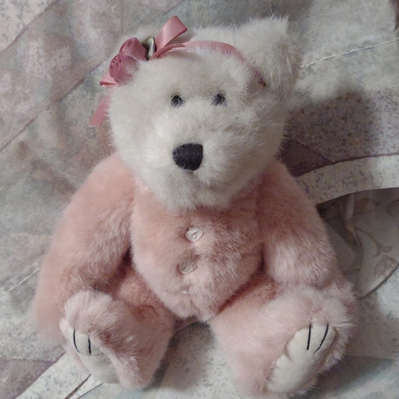 Boyds Bear Plush, Guinevere Pink & White Jointed archive collection W/ Tags - Picture 6 of 8